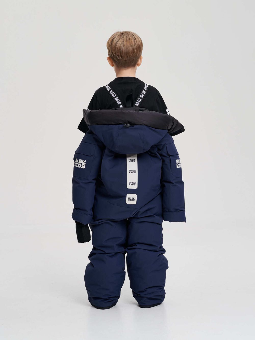 Комбинезон детский пуховый BASK kids YETI синий