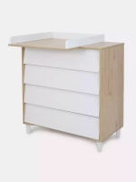 Комод RANT "BERGEN" 84см 4 ящ. (арт.105) Cloud White