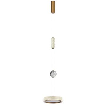 5450/32L L-VISION ODL_EX26 015 молочный/античная бронза/металл/керамика/хрусталь/акрил Подвес LED 32W 2000К/3000K/4000K RIVIERA