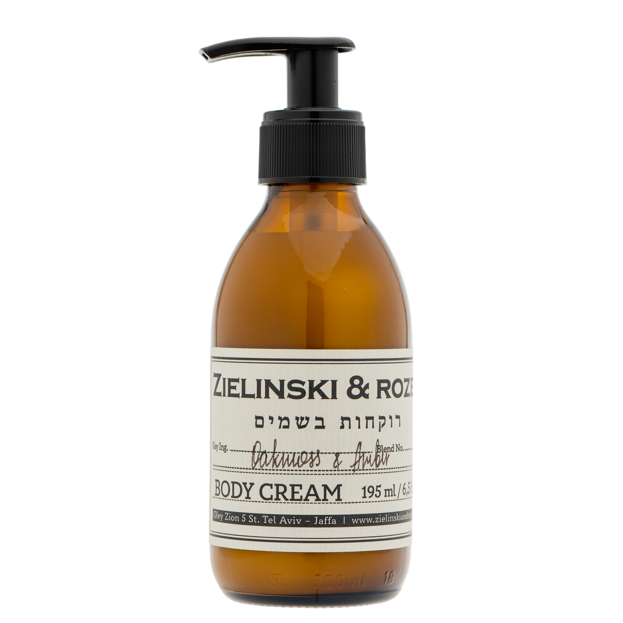 Крем для тела Дубовый мох, Амбра