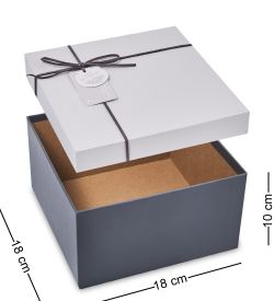 WF-193-A Набор коробок из 3 шт, голубой/синий