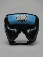 Шлем боксерский  Arcada голубой-черный