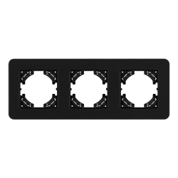 Рамка стеклянная FRM-OMALI-SFGS-3-BK (Arlight, -) 049713