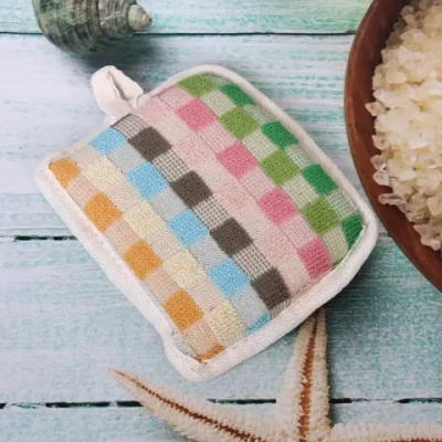 Мочалка для лица и тела «Ultramarine - Маскота», мягкая, цвет микс, 9*14см