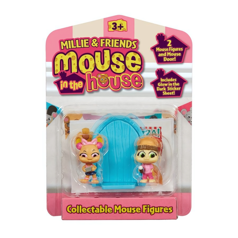 Маус ин Хаус. Игровой набор фигурки Гейми и Бинс. (Росмэн)