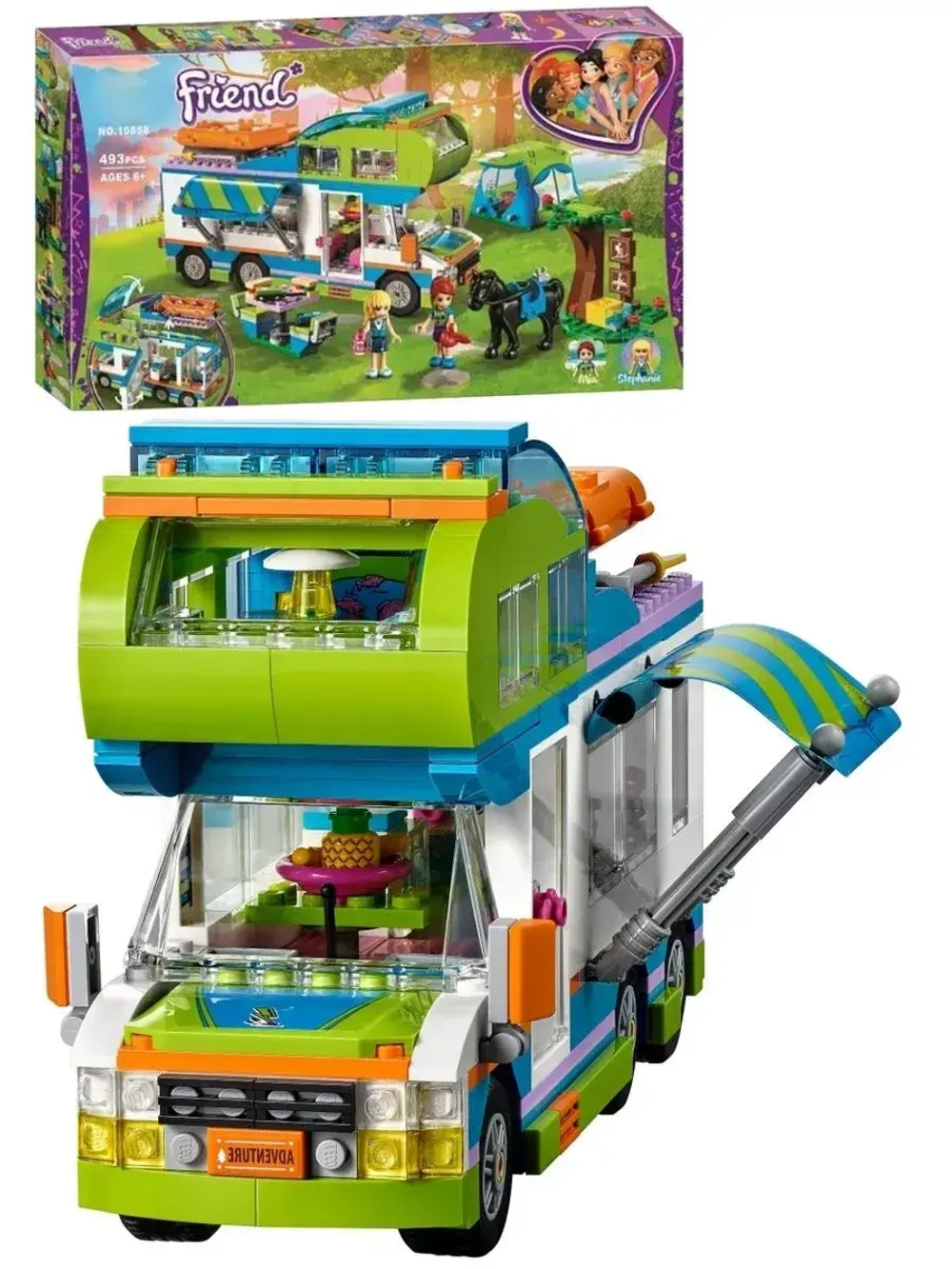 Конструктор Френдс Дом на колёсах 493 детали