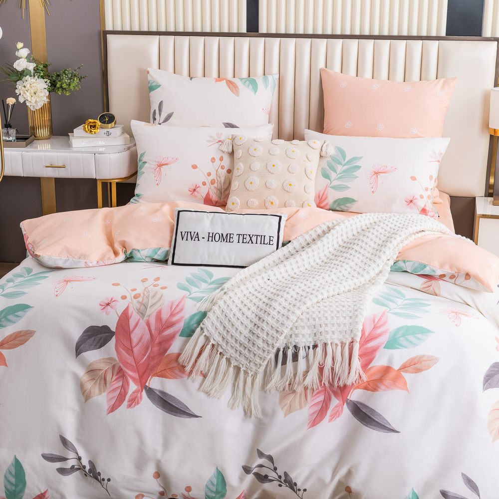 Комплект постельного белья Люкс Сатин 100% хлопок на резинке AR278