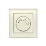 Светорегулятор (Диммер) "UNIVersal" серия "Бриллиант", с/у, 3А, 220В, 500Вт, белый (еврослот) (HU191