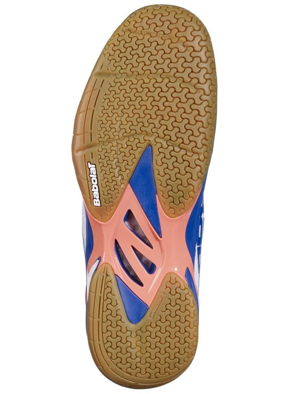 Мужские кроссовки для бадминтона/сквоша Babolat Shadow 4 - white/blue navy