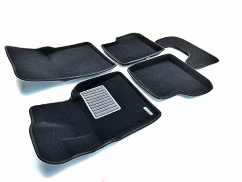 Коврики салона для MERCEDES W463 (G-Class) (2000-2017) Euromat 3D Business черные. Арт. EMC3D-003512