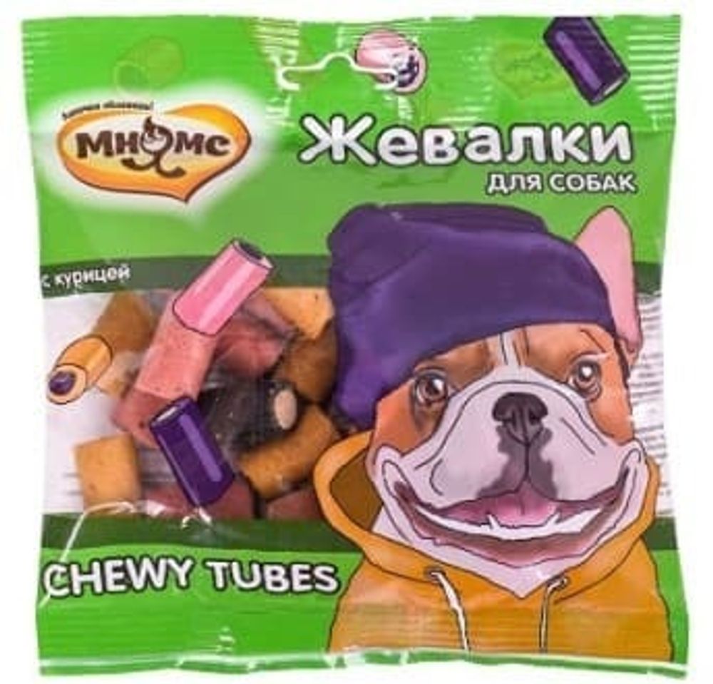 Мнямс лакомство для собак &quot;Жевалки CHEWY TUBES&quot; с курицей