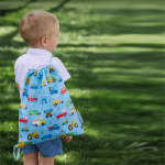 Набор для детского сада: кармашек, коврик, мешок. Машинки принт