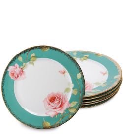 Pavone JK-229 Набор из 6 тарелок «Роза» (Milano Rose  )