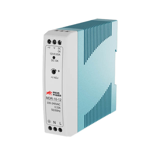 Источник питания MDR-10-12, на выходе 12 В DC, 0.84A, 10 Вт. Входное  85-264 В AC (120-370 В DC)