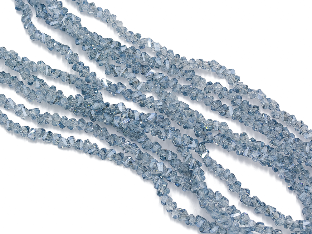 Нить бусин для украшений 4мм (ювелирное стекло)