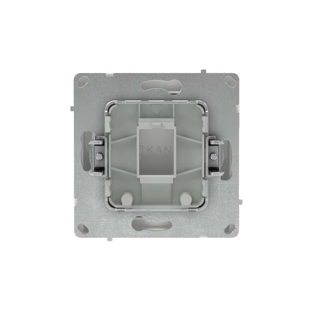 Вывод кабеля из стены, KANT, белая магнолия