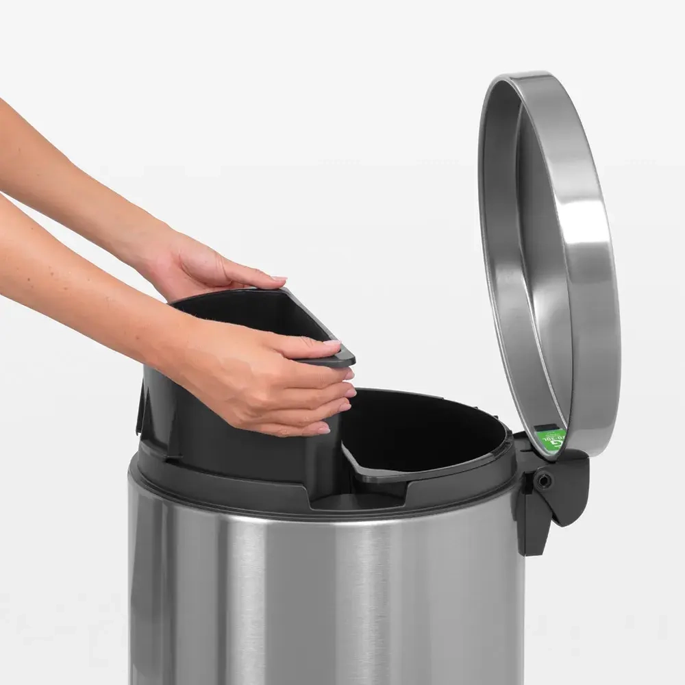 Brabantia Контейнер для мусора Twin Bin 2x20 л матовый