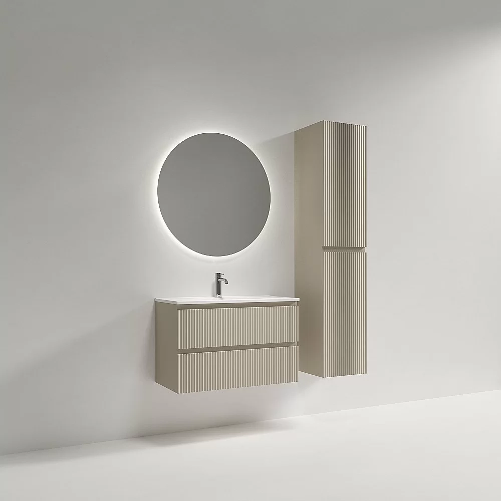 Тумба с раковиной Sancos Snob R SNR80/39CE/CN7026 Beige Soft