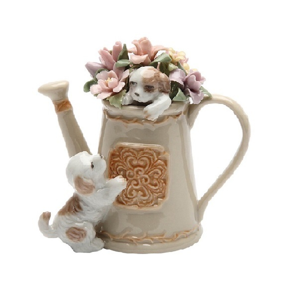 Щенки в лейке