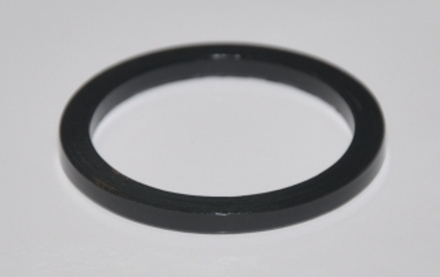 Кольцо проставочное на рулевую колонку 1-1/8", 3мм,чёрное.AS3603 Black