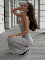 Платье обтягивающее на бретелях