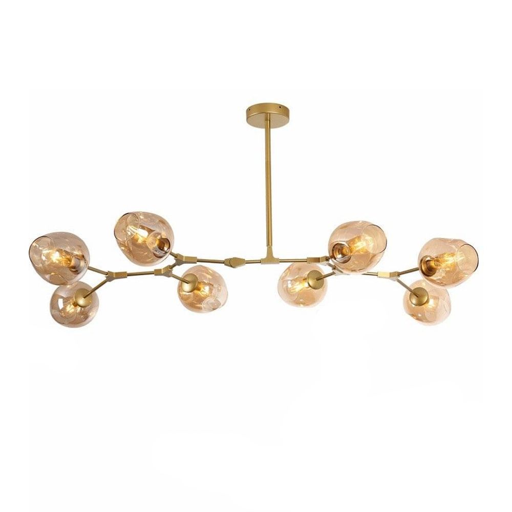 Люстра Bubble 8 amber