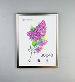 Фоторамка 30х40 см серебряная, принт дерево, арт. 3040.752230