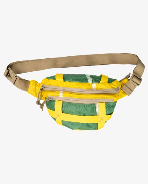 Сумка Stratopacks поясная SP-S1273 зелено-желтая