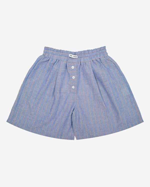 Шорты Boxer синие / оранжевые - фото 1