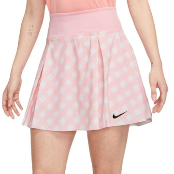 Теннисная юбка Nike Court Dri-Fit Advantage Print Club - med soft pink/black