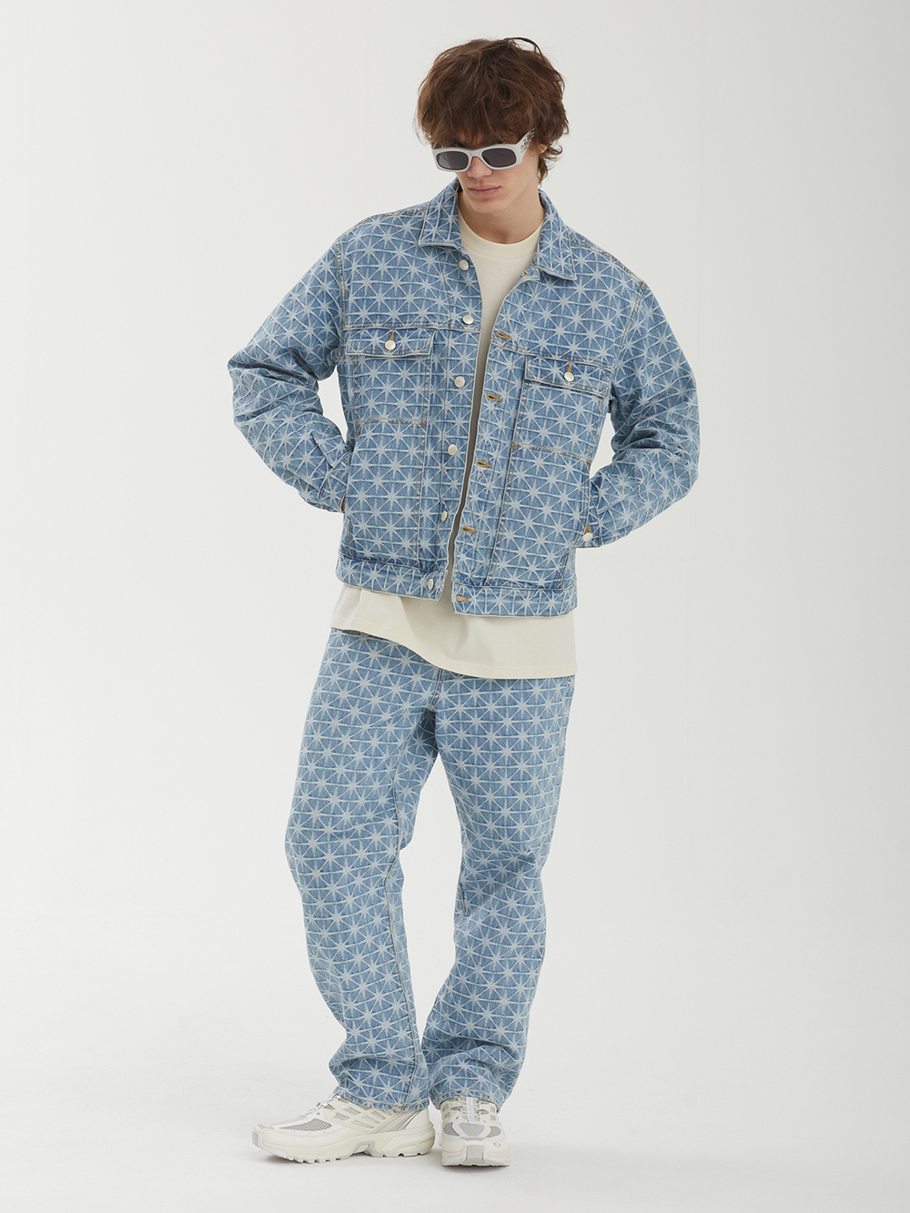 Мужские Джинсы (Regular Fit) Sparkle Monogram