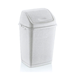 Контейнер для мусора с плавающей кр. "Фантазия" 10л 09402 белый