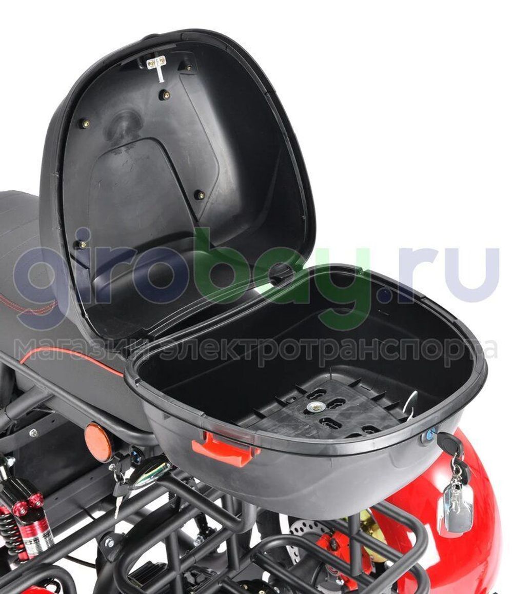 Электроскутер CityCoco WHITE SIBERIA PRO TRIKE 3000W (Красный) фото 15 фото №20