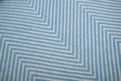 Плед-покрывало из хлопка "Venera", Ёлочка, цвет Голубой