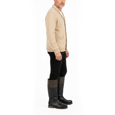 Сапоги мужские из кожи теленка