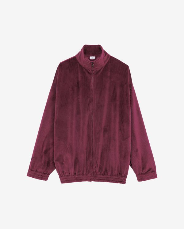 Рубашка на молнии #6 бордовая - фото 1