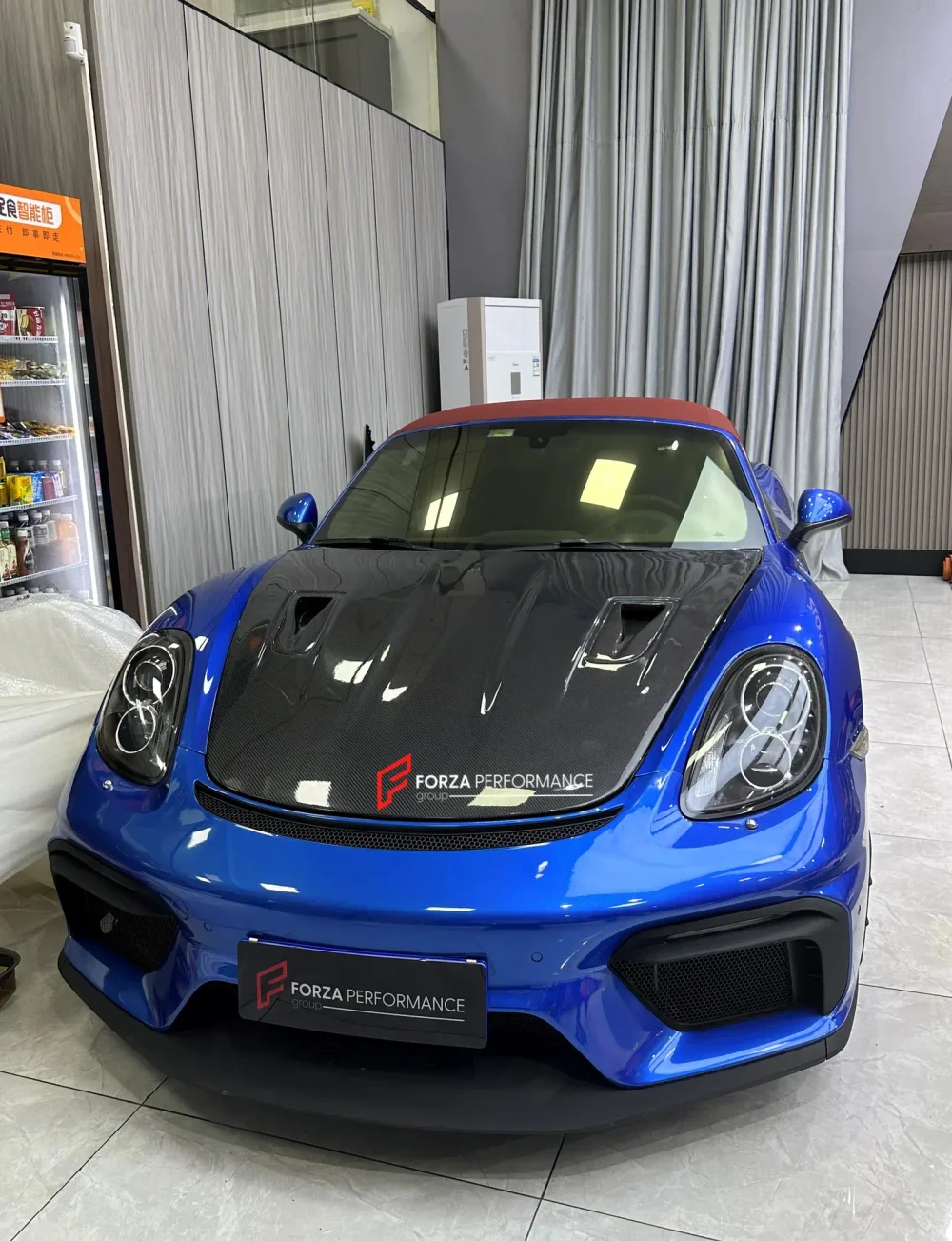 Карбоновый обвес переделка в GT4RS для Porsche Cayman 718 981 2012-2016 Порше