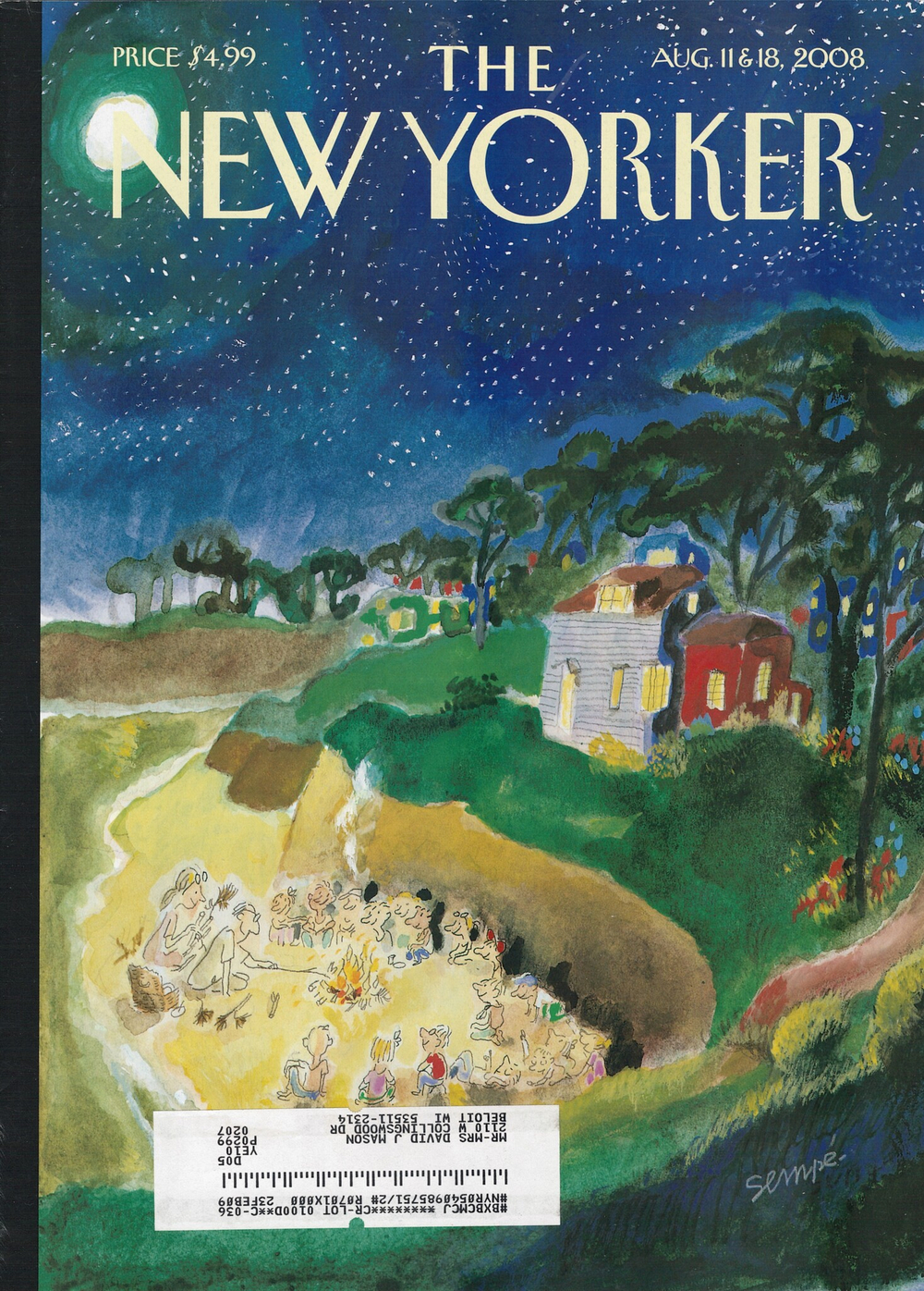 Журнал The New Yorker 11-08-2008, обложка