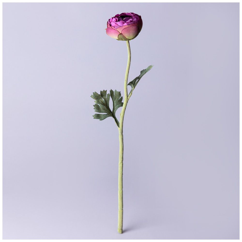 ЦВЕТОК ИСКУССТВЕННЫЙ "РАНУНКУЛЮС" ВЫСОТА=50СМ. (МАЛ.УП=24ШТ/КОР=96ШТ)