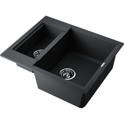 Мойка Omoikiri Sakaime 60-2-BL Tetogranit/черный