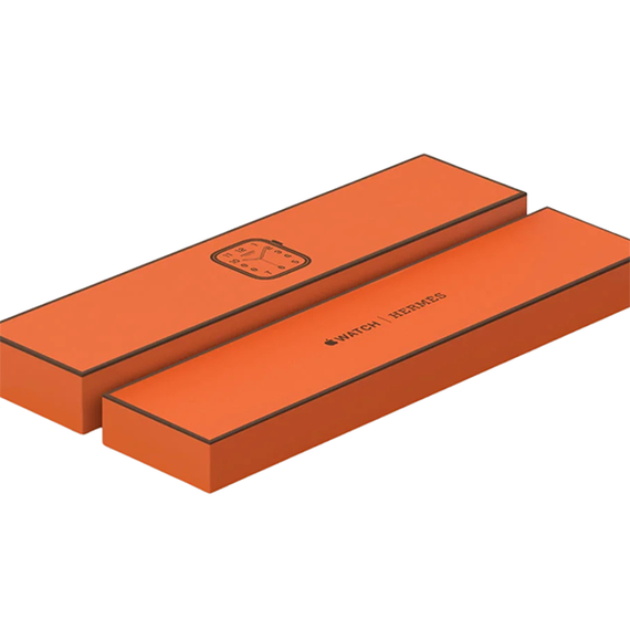 Apple Watch Series 10 Hermes 42 mm Attelage Double Tour Hapi (Mauve Pale)