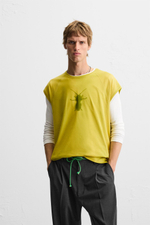 Топ relaxed fit без рукавов