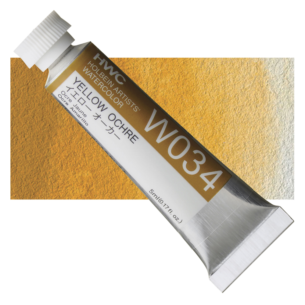 Акварель Holbein 5 мл. 034 [A] Yellow Ochre