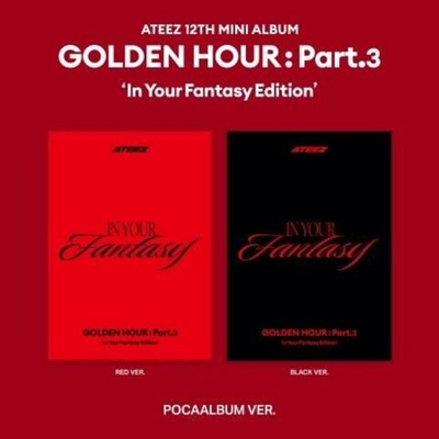 Альбом ATEEZ - GOLDEN HOUR : PART.3 IN YOUR FANTASY EDITION 12th Mini Album POCA ALBUM RANDOM Version
