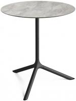 Стол ламинированный обеденный складной Scab Design Tripe Maxi Folding, черный, каменный