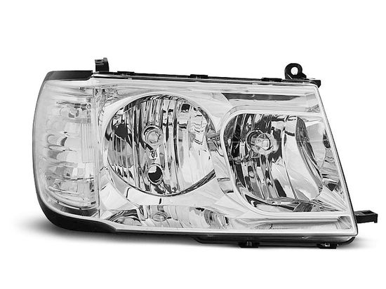 Передние фары Toyota Land Cruiser 100 chrome