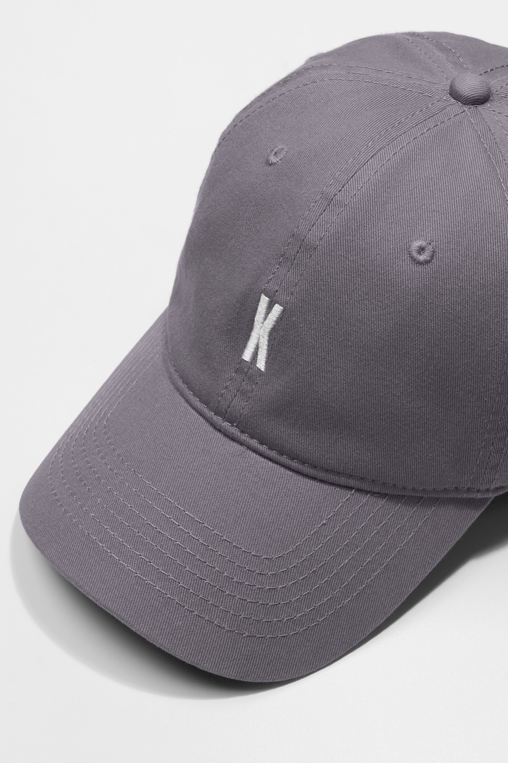 Кепка KUL'TURA "EMBROIDERY K" Серый