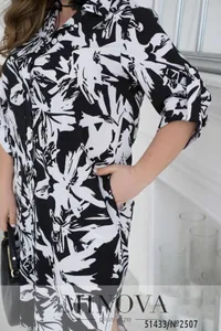 Платье 2507-черный Minova