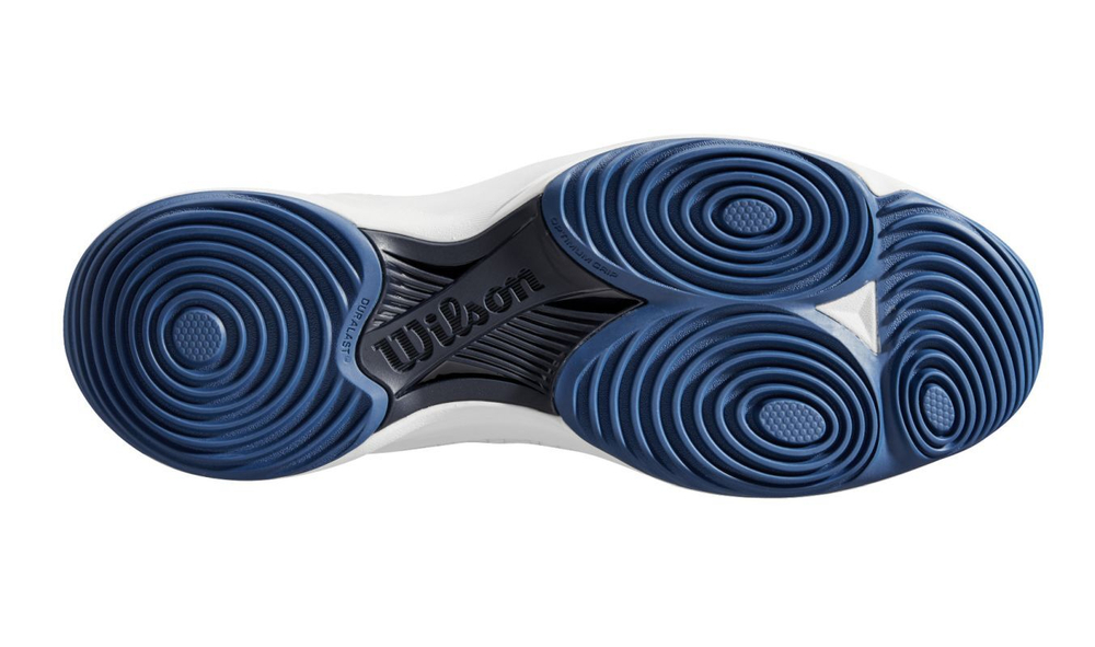 Женские кроссовки для Падел Wilson Hurakn Pro - white/wilson red/de ja vu blue