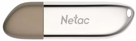 Флеш-диск 32 GB NETAC U352, USB 2.0, металлический корпус,серебристый, NT03U352N-032G-20PN